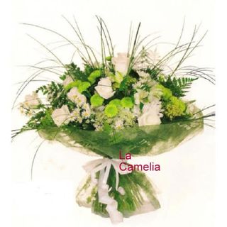 Ramo En Tonos Blancos