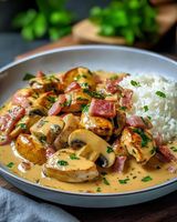 Émincé Poulet Crème