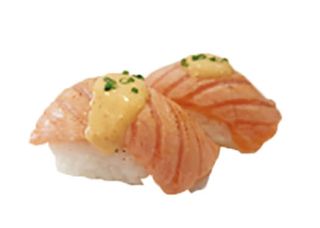 29.Sushi Salmón Flambeado (2 Pzas.)