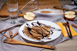 Clatite cu ciocolata