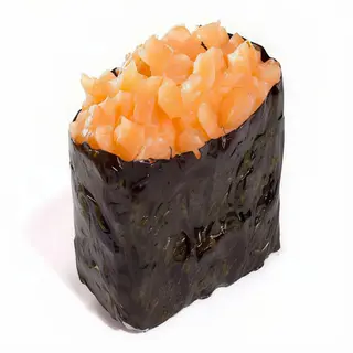 Gunkan Salmón con queso (2 Pzs.)
