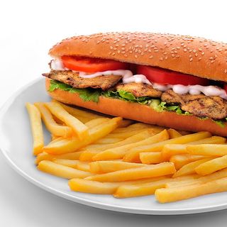 Bocadillo de carne picada 