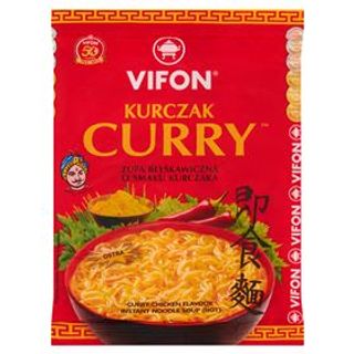 Zupa błyskawiczna o smaku curry (ostra)  Vifon . 0.07кг