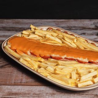 Francesinha á poveira c/batata