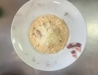 Carbonara rižoto
