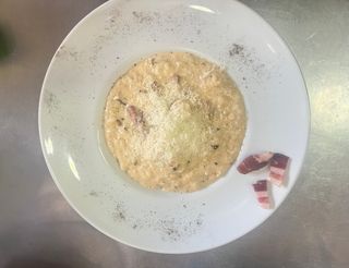 Carbonara rižoto