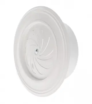 (045324) Rozetna ventilacijska 118mm bijela 7897