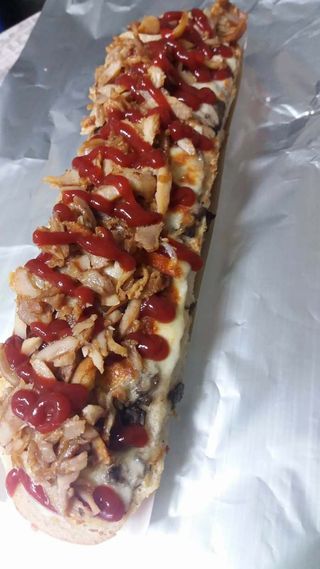 Zapiekanka duża z mięsem 50cm