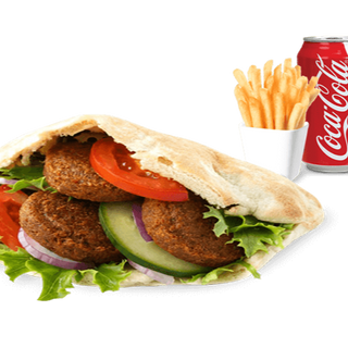 Menù panino falafel