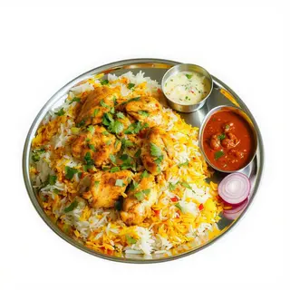 Chef special: hyderabadi chicken biryani (pollo)