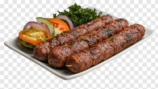 Seekh Kebab no Prato