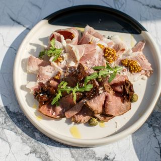 Roast beef pastrami and homemade bacon