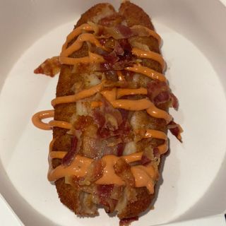 Crocche farcito  cheddar e bacon 