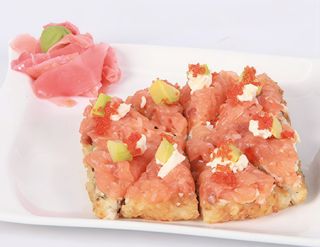 Fried Rolls Sushi Pizza -8 Pièces