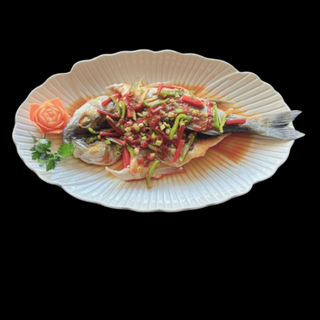 Lubina Con Jengibre Y Cebollitas