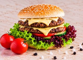 Burger Dublu de pui