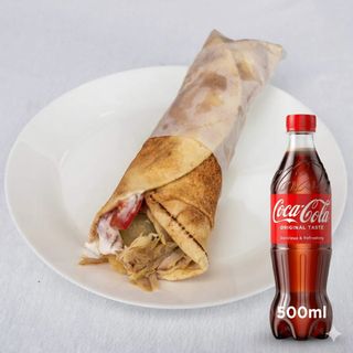 Пилешки дюнер голям (300г) + COCA COLA 500мл