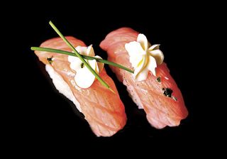 Nigiri salmon Philadelphia 