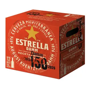Cerveza Botella Estrella Damm 12X25 Cl. (1091446)