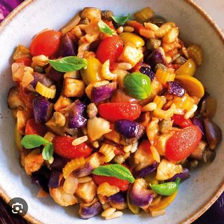 Mix vaschetta di caponata alla siciliana