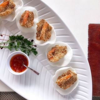 Langostinos Fritos Con Sésamo