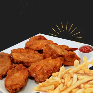 7. Menú Alitas BBQ