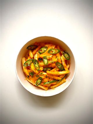 Cheesy Bowl with jalapenos