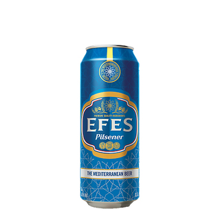 Пиво Efes Pilsener в банке/ Bere efes pilsener can
