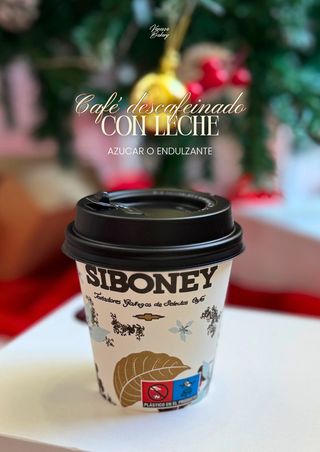 Café Descafeinado Con Leche 6 Oz