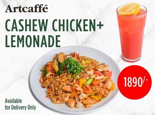 Cashew Chicken + Lemonade