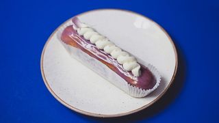 Ekler lawenda - porzeczka