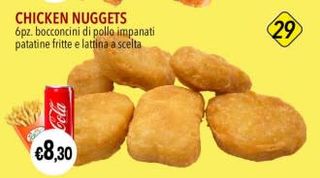 29. Menù chicken nuggets