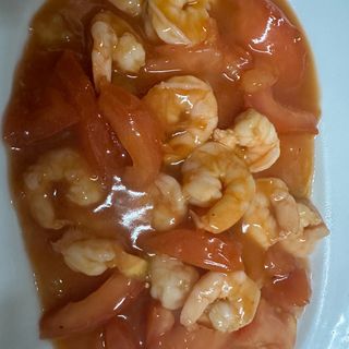 Gambas com Molho de Tomate