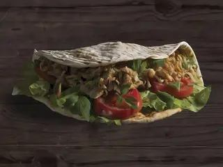 Lahmacun de pollo
