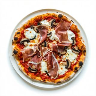 Pizza Prosciutto e Funghi Ø40cm