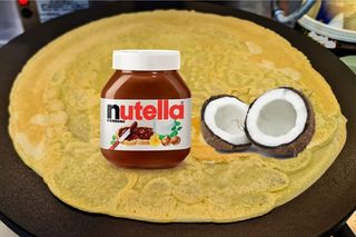 Crepes Nutella e cocco