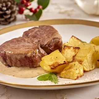 Sottofiletto con patate al forno