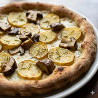 Patate al forno e porcini