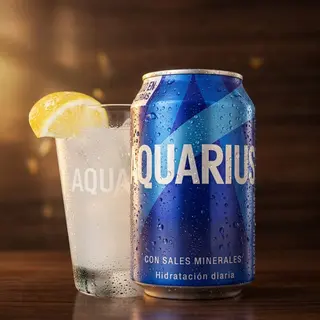 Aquarius Limón lata 330ml.