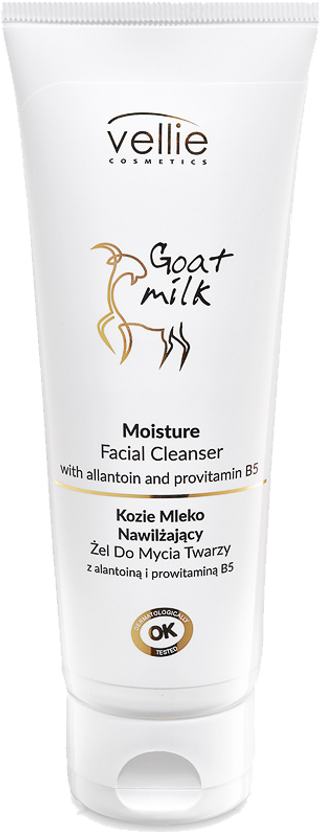 Demachiant facial hidratant Vellie cu extract din lapte de capra,120ml