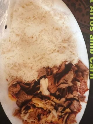 Plato Arroz Con Carne