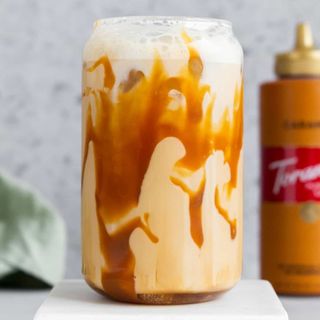Ice caramel latte
