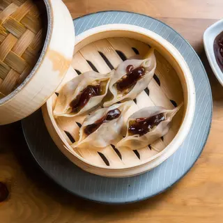 Gyozas De Pato Asado Con Boletus (4 Pzs.)