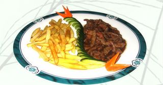 133. Ternera Con Patatas Fritas