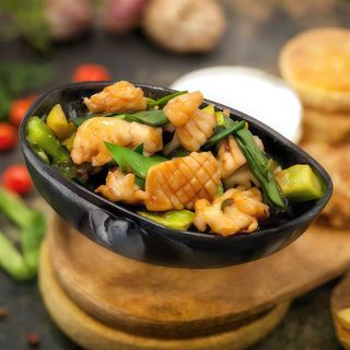 47B- Sepia Con Ajo Al Volcán