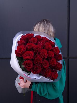 Троянда Еквадор 25 шт червона
