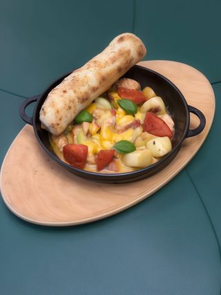 Пательня з лососем с судаком