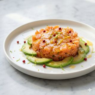 Tartare di salmone agli agrumi