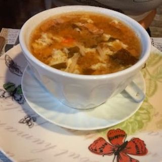 Sopa De Maiz Con Cangrejo