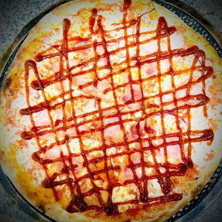 Pizza Barbacoa Con Bacon (36 Cm.)
